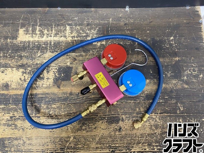 ●【送料無料】【中古品】TASCO タスコ TA141AFL/TA140AFL ゲージマニホールド ケース付