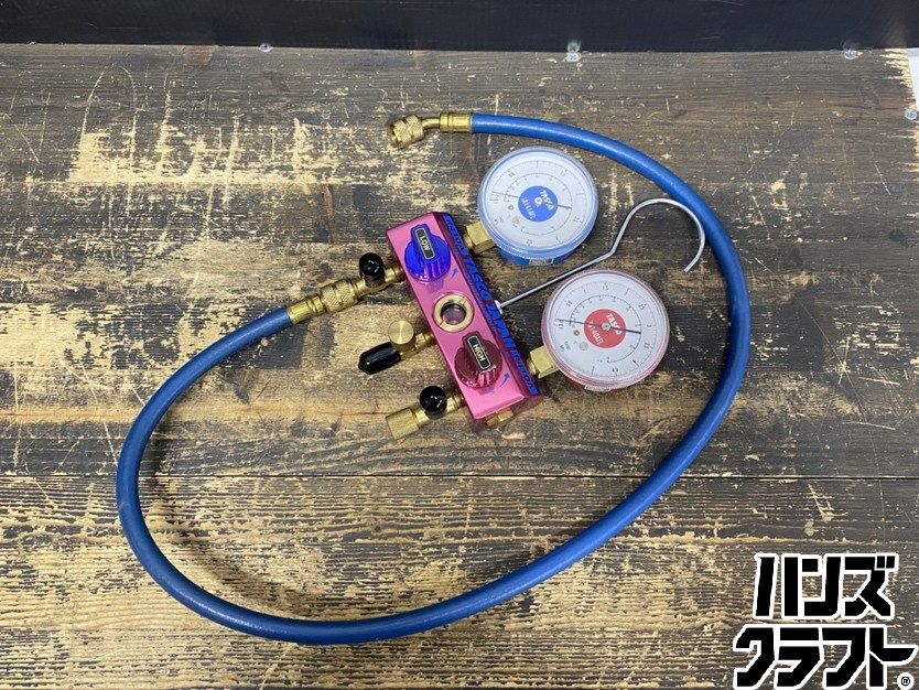 ●【送料無料】【中古品】TASCO タスコ TA141AFL/TA140AFL ゲージマニホールド ケース付