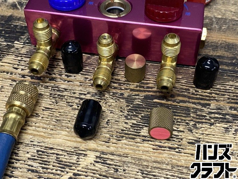 ●【送料無料】【中古品】TASCO タスコ TA141AFL/TA140AFL ゲージマニホールド ケース付