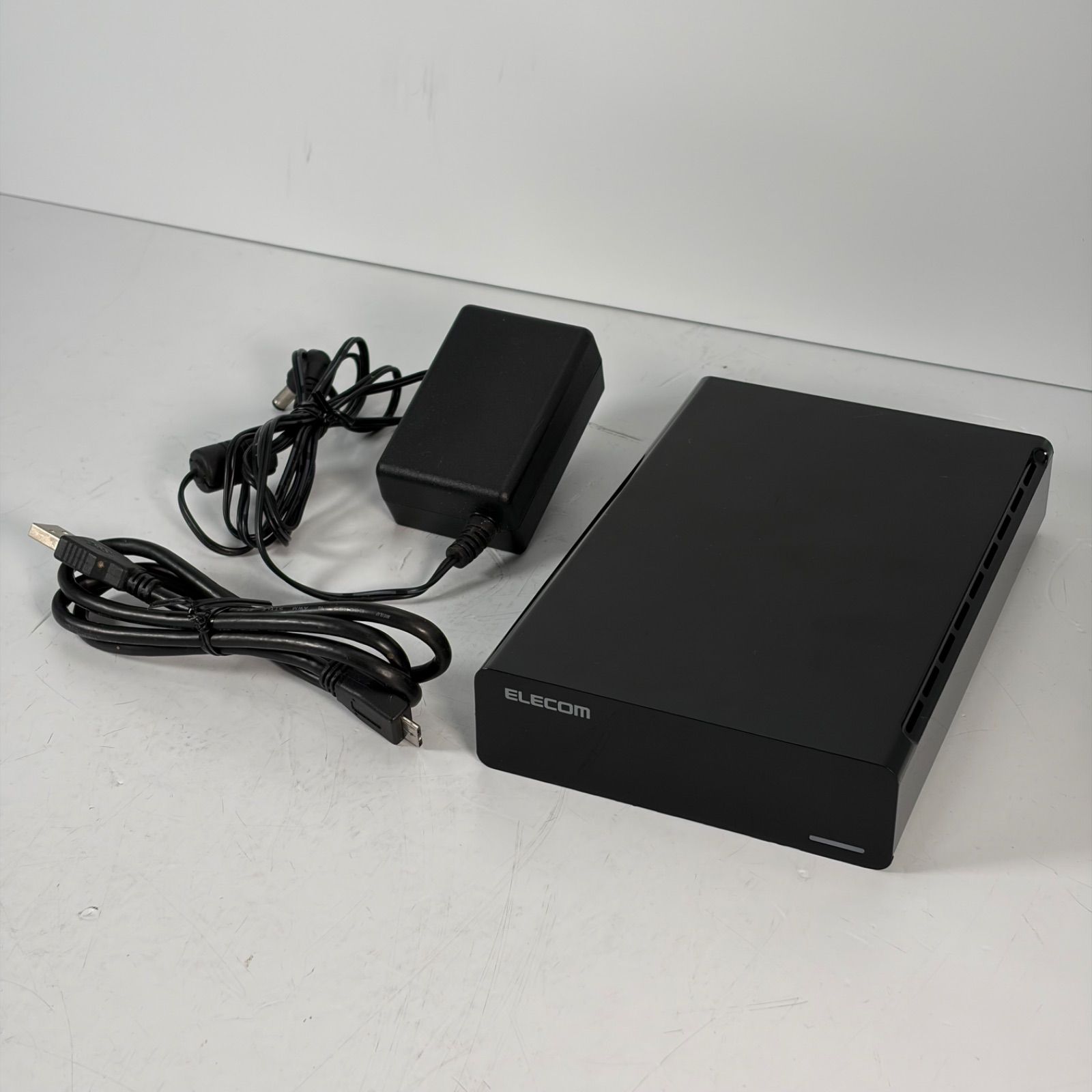 ELECOM ELD-FTV060UBK 外付けHDD 6TB 判定:正常 WD60EAAZ-22BLVB0搭載 USB Desktop HDD WD エレコム 大容量 動作品 ハードディスク b652