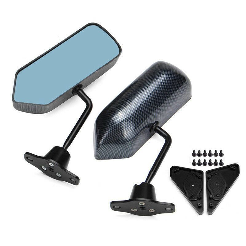 【送料無料】全車種汎用 Universal Car レーシングミラー サイドミラー ブルーミラー仕様 弾丸型デザイン グロスブラック カーボン柄 左右セット 車用外装パーツ スポーティ 立体感 軽量感 ドレスアップ 【送料無料】全車種汎用 Universal Car レーシングミラー サイドミラー ブルーミラー仕様 弾丸型デザイン グロスブラック カーボン柄 左右セット 車用外装パーツ スポーティ 立体感 軽量感 ドレスアップ
