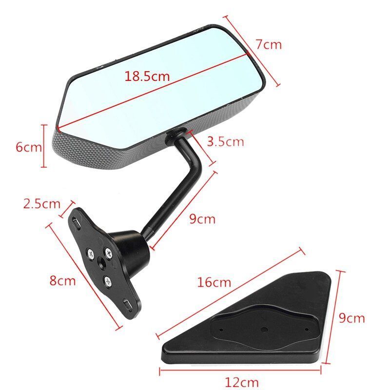 【送料無料】全車種汎用 Universal Car レーシングミラー サイドミラー ブルーミラー仕様 弾丸型デザイン グロスブラック カーボン柄 左右セット 車用外装パーツ スポーティ 立体感 軽量感 ドレスアップ 【送料無料】全車種汎用 Universal Car レーシングミラー サイドミラー ブルーミラー仕様 弾丸型デザイン グロスブラック カーボン柄 左右セット 車用外装パーツ スポーティ 立体感 軽量感 ドレスアップ
