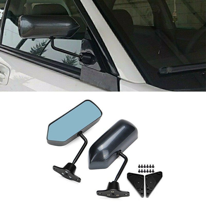 【送料無料】全車種汎用 Universal Car レーシングミラー サイドミラー ブルーミラー仕様 弾丸型デザイン グロスブラック カーボン柄 左右セット 車用外装パーツ スポーティ 立体感 軽量感 ドレスアップ 【送料無料】全車種汎用 Universal Car レーシングミラー サイドミラー ブルーミラー仕様 弾丸型デザイン グロスブラック カーボン柄 左右セット 車用外装パーツ スポーティ 立体感 軽量感 ドレスアップ
