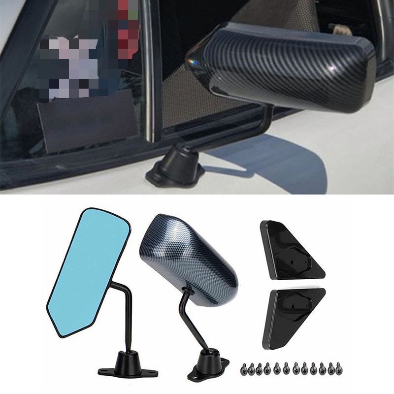【送料無料】全車種汎用 Universal Car レーシングミラー サイドミラー ブルーミラー仕様 弾丸型デザイン グロスブラック カーボン柄 左右セット 車用外装パーツ スポーティ 立体感 軽量感 ドレスアップ 【送料無料】全車種汎用 Universal Car レーシングミラー サイドミラー ブルーミラー仕様 弾丸型デザイン グロスブラック カーボン柄 左右セット 車用外装パーツ スポーティ 立体感 軽量感 ドレスアップ