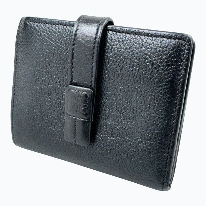 美品・箱付】LOEWE ロエベ アナグラム バーティカル コンパクト 二