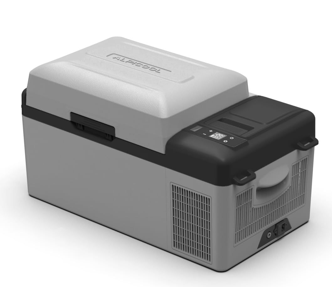 Alpicool ポータブル冷蔵庫 【バッテリー内蔵可能】車載冷蔵庫 車載冷蔵冷凍庫 Y19E 20L 20リットル -20℃?20℃ コンプレッサー式 急速冷凍 AC100V DC12V/24V コンパクト 軽量 持ち運び便利 静音 45W 348aeb26