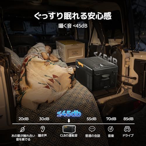 【173Whバッテリー内蔵可能&アプリ対応】BougeRV ポータブル冷蔵庫 車載冷蔵冷凍庫 小型れいぞうこ 9L -20℃?20℃ 急速冷凍3WAY電源 DC12V/24V AC100Vミニ冷蔵庫 軽量 LEDパネル 静音 小容量 省スペー 753fd750