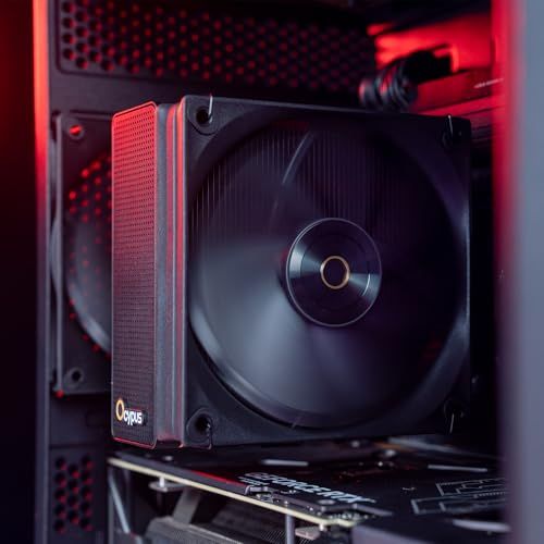 Ocypus Iota A40 BK CPUクーラー 高性能ファン 4本の銅製ヒートパイプ付き 1つ 120mm FDB PWM 静音ファン搭載 空冷クーラー am4 am5 冷却 CPU cooler エアクーラー am4 TDP 220W ef15d314