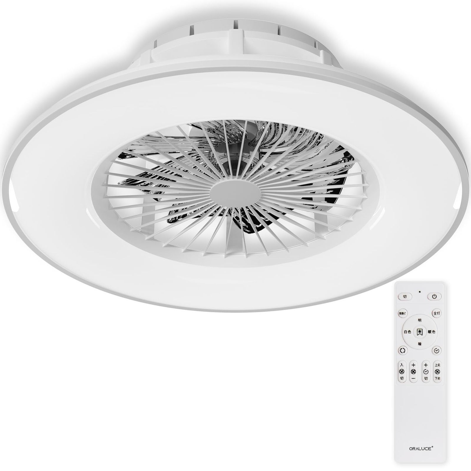 ORALUCE シーリングファンライト 10畳 ファン付き LEDシーリングライト 直径 56CM 4600lm 調光調色 間接照明 メモリー機能 サーキュレーター 風向切替 リモコン付き ホワイトe 6d4b4fd1 ORALUCE シーリングファンライト 10畳 ファン付き LEDシーリングライト 直径 56CM 4600lm 調光調色 間接照明 メモリー機能 サーキュレーター 風向切替 リモコン付き ホワイトe 6d4b4fd1