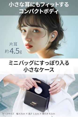 JVCケンウッド Victor HA-A30T2-B ワイヤレスイヤホン Bluetooth Ver.5.3 ノイズキャンセリング アプリ対応 マルチポイント 合計27時間再生 マイク付き 小型 軽量 外音取り込み 防水 ブラックe db6a570c