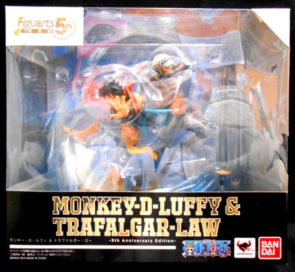 バンダイ フィギュアーツZERO 「モンキー・D・ルフィ&トラファルガー・ロー -5th Anniversary Edition-」