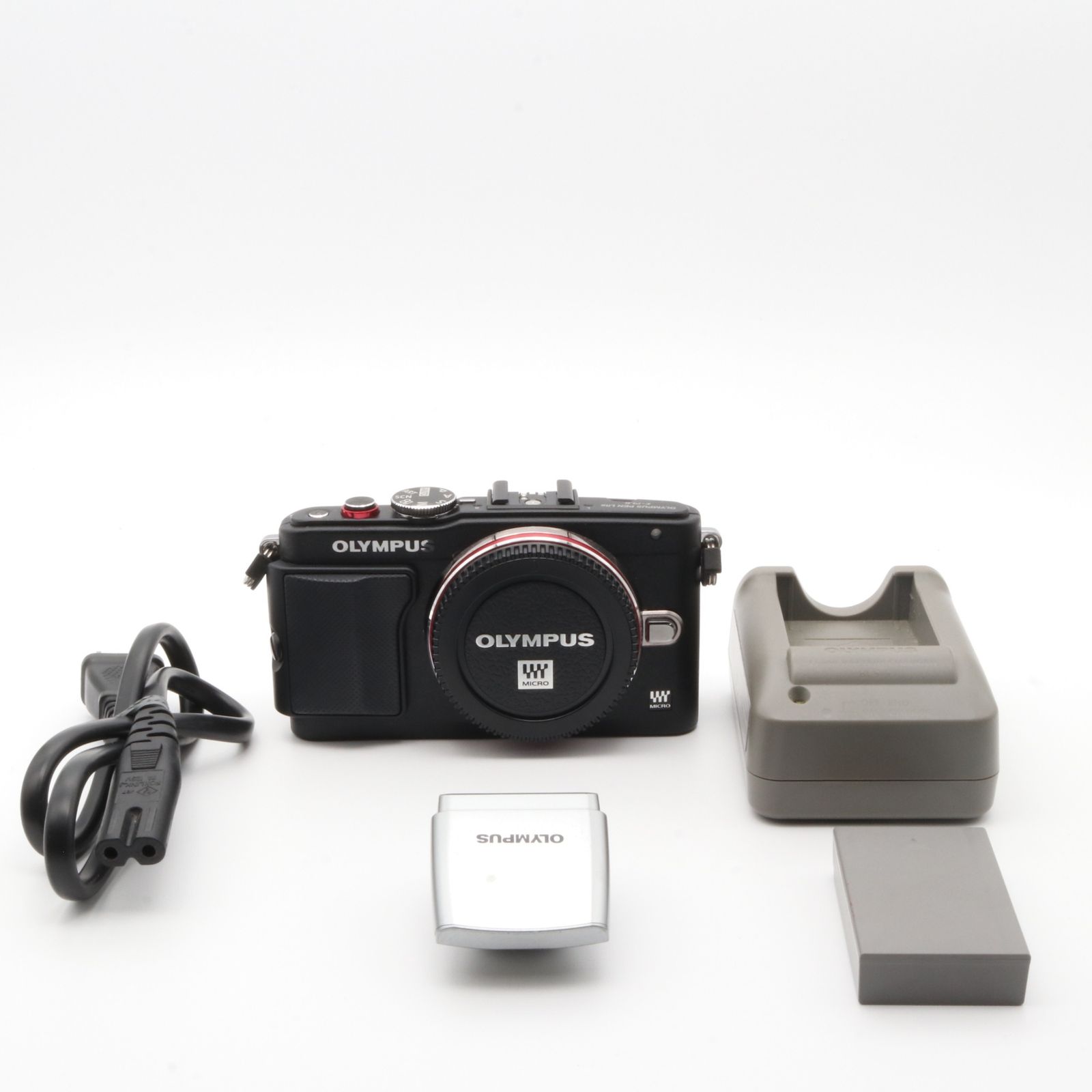 【シャッター回数：300回】OLYMPUS PEN Lite E-PL6 ボディ ブラック 〔マイクロフォーサーズマウント〕