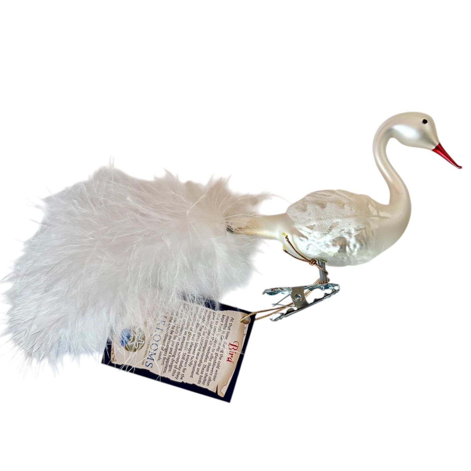 ASTIER de VILLATTE. INGE-GLAS ドイツ製 白鳥 ガラスオーナメント