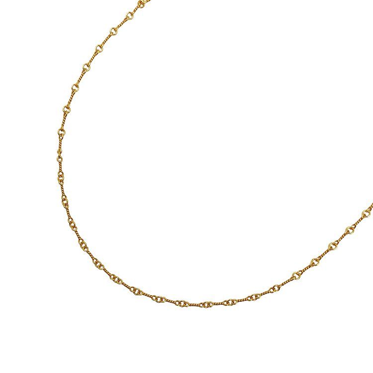 Chrome Hearts クロムハーツ 22K NECKCHAIN T18 ツイストチェーン