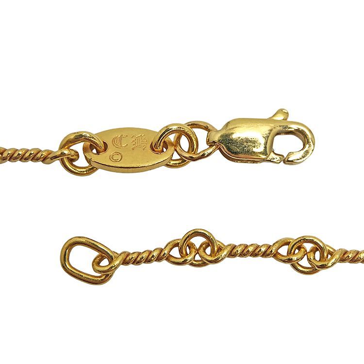 Chrome Hearts クロムハーツ 22K NECKCHAIN T18 ツイストチェーン