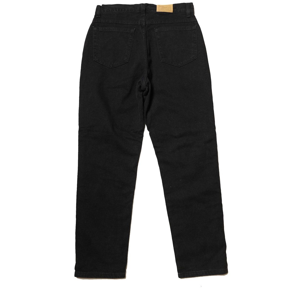 90's USA製 LLビーン ネルライナー ブラックデニム パンツ (31×30) 黒 90年代 アメリカ製 旧タグ オールド LL.Bean ユニオンチケット アメリカ古着 USED ビンテージ ヴィンテージ