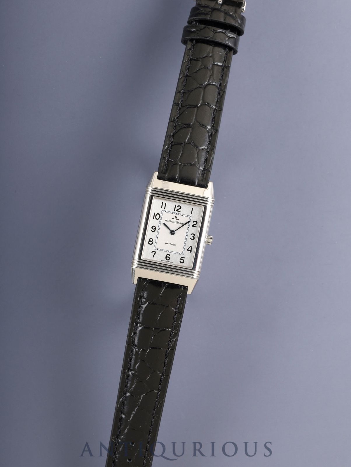 ジャガー・ルクルト レベルソ クラシック 250.8.86 手巻き Cal.846/1 SS 革 純正バックル（SS）シルバーアラビア文字盤（SWISS MADE表記）オーバーホール済み 435,600円