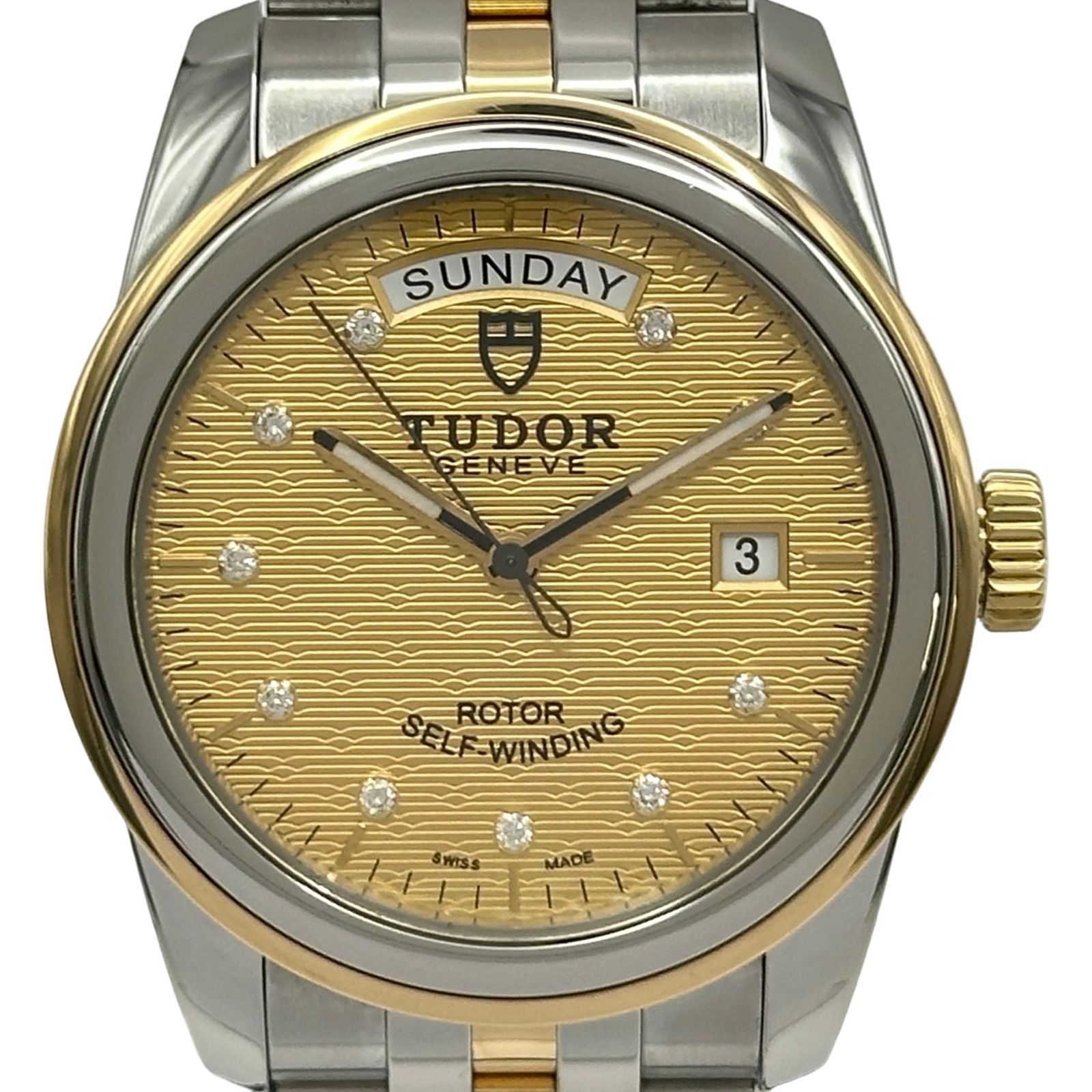 チューダー/チュードル TUDOR グラマー デイト 55003 ゴールド ゴールド/ステンレススチール 自動巻き メンズ 腕時計