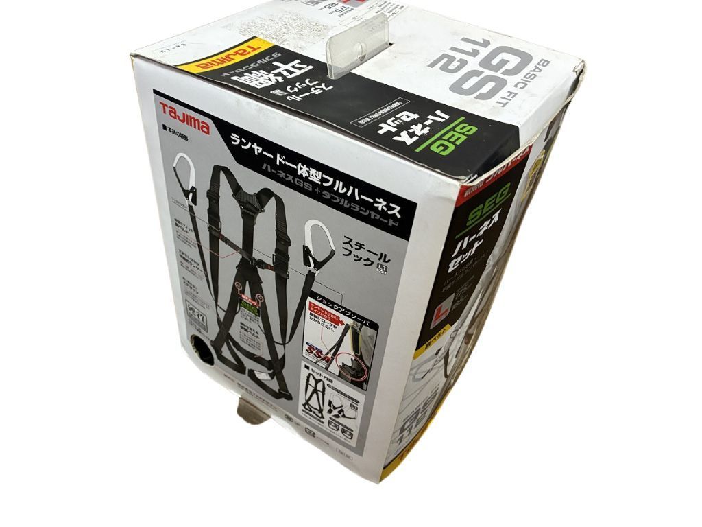 タジマ(Tajima) フルハーネス安全帯セット Mサイズ黒 タジマ 新規格 