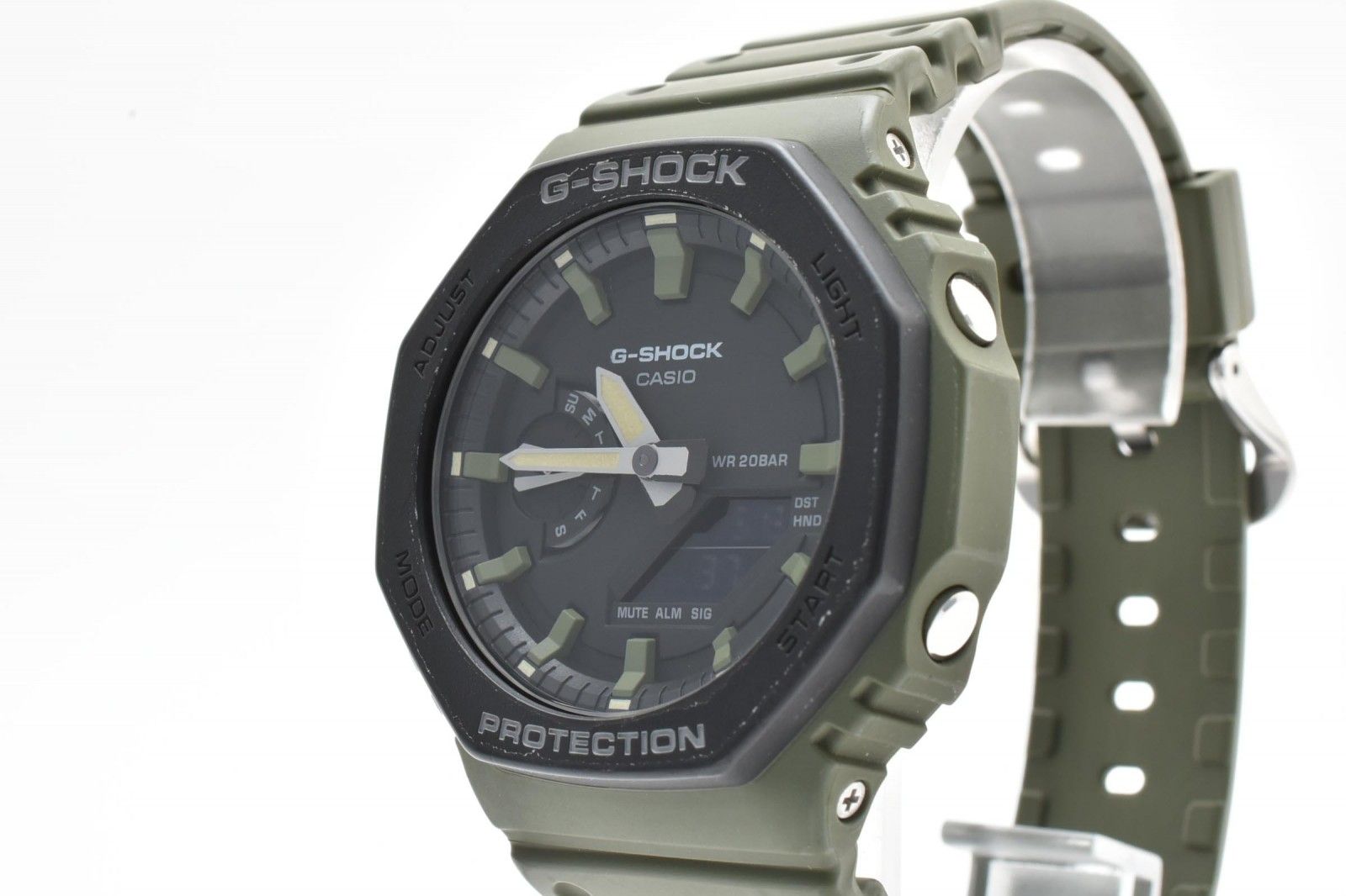 CASIO G-SHOCK GA-2110SU カシオーク オリーブグリーン アナデジ メンズ腕時計 クォーツ 八角形 14,040円