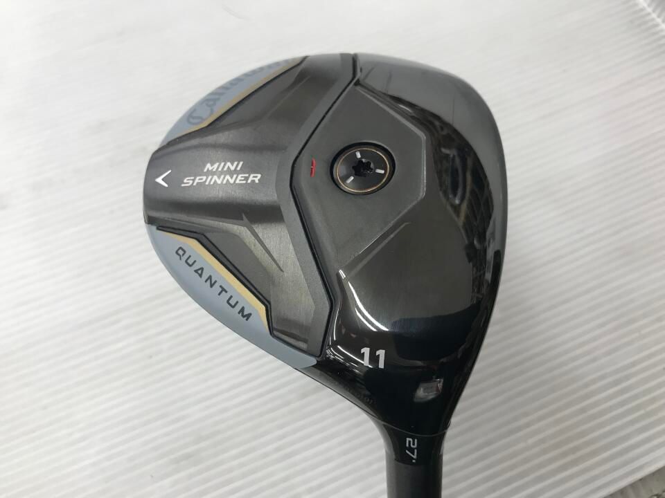 キャロウェイ　QUANTUM MINI SPINNER　27度　ATHLEMAX 60 for Callaway　Sフレックス　フェアウェイウッド　中古　ゴルフドゥ！大宮丸ヶ崎店【最短即日発送】