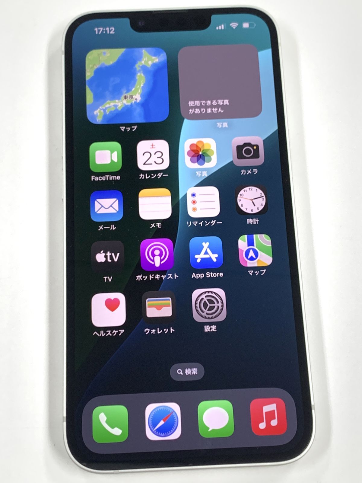 未使用 iPhone16e 128GB ホワイト SIMフリー バッテリー100% - メルカリ