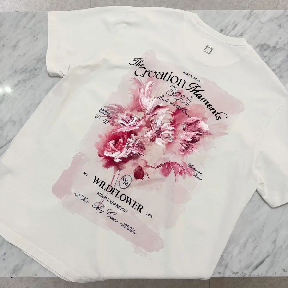 正規品 48 WOOYOUNGMI ウーヨンミ フラワー 半袖