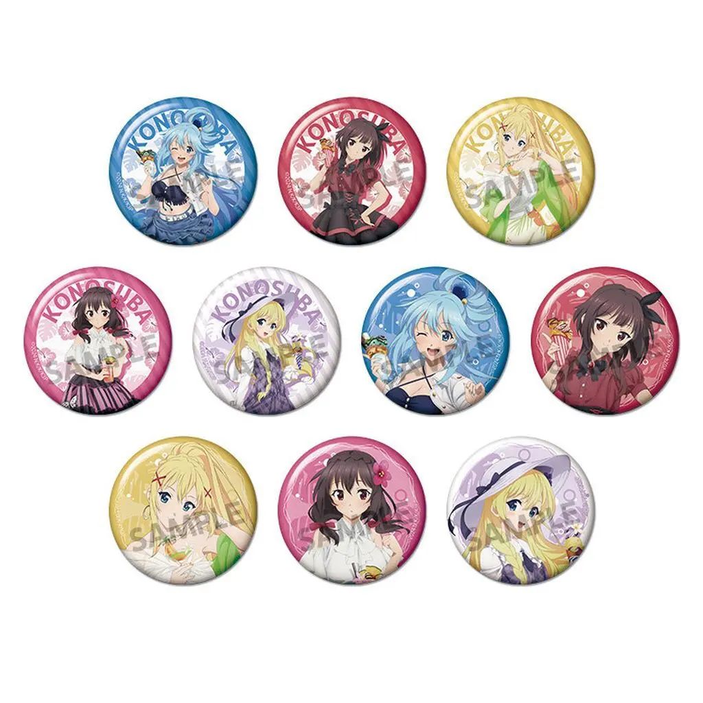 新品】バッジ・ビンズ 【ボックス】この素晴らしい世界に祝福を! 描き