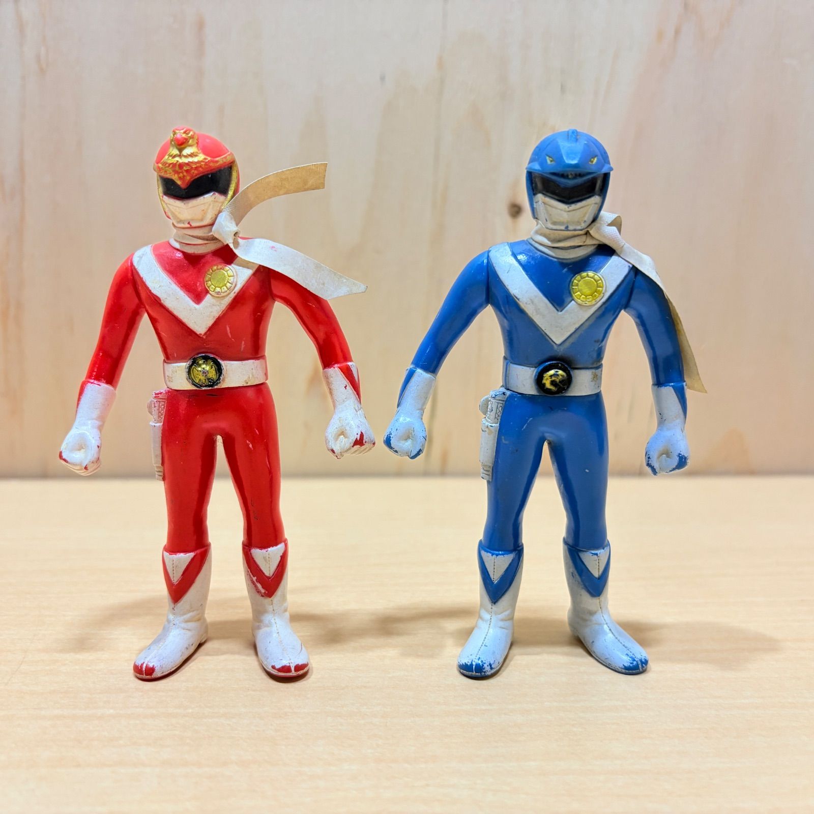 当時物】ポピー 太陽戦隊サンバルカン ソフビ 2体セット バルイーグル