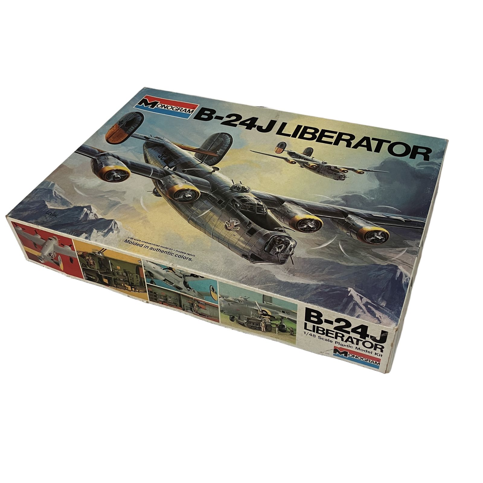 MONOGRAM 1/48 B-24J リベレーター 爆撃機 プラモデル 5601 F11246540