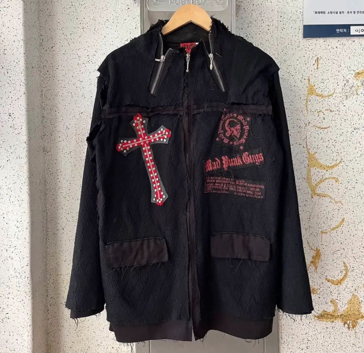 マッドパンク ジャケット ダメージ ジャケット ヴィンテージ