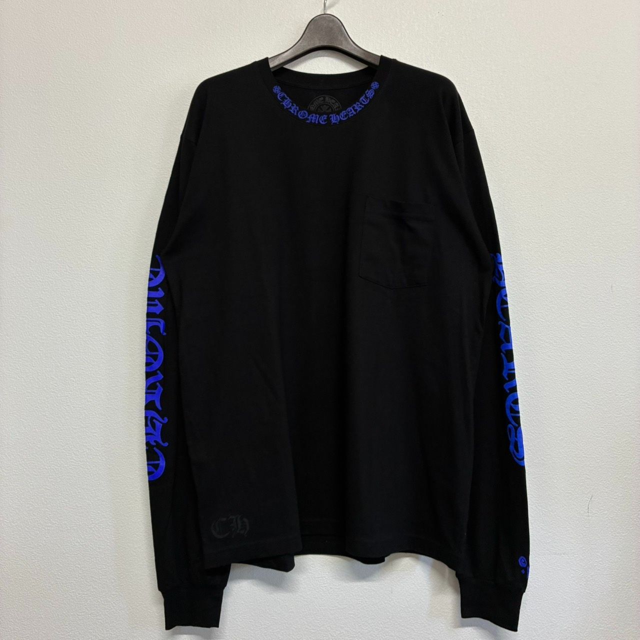 CHROME HEARTS Neck Logo クロムハーツ ネックロゴ 黒 ブラック 長袖