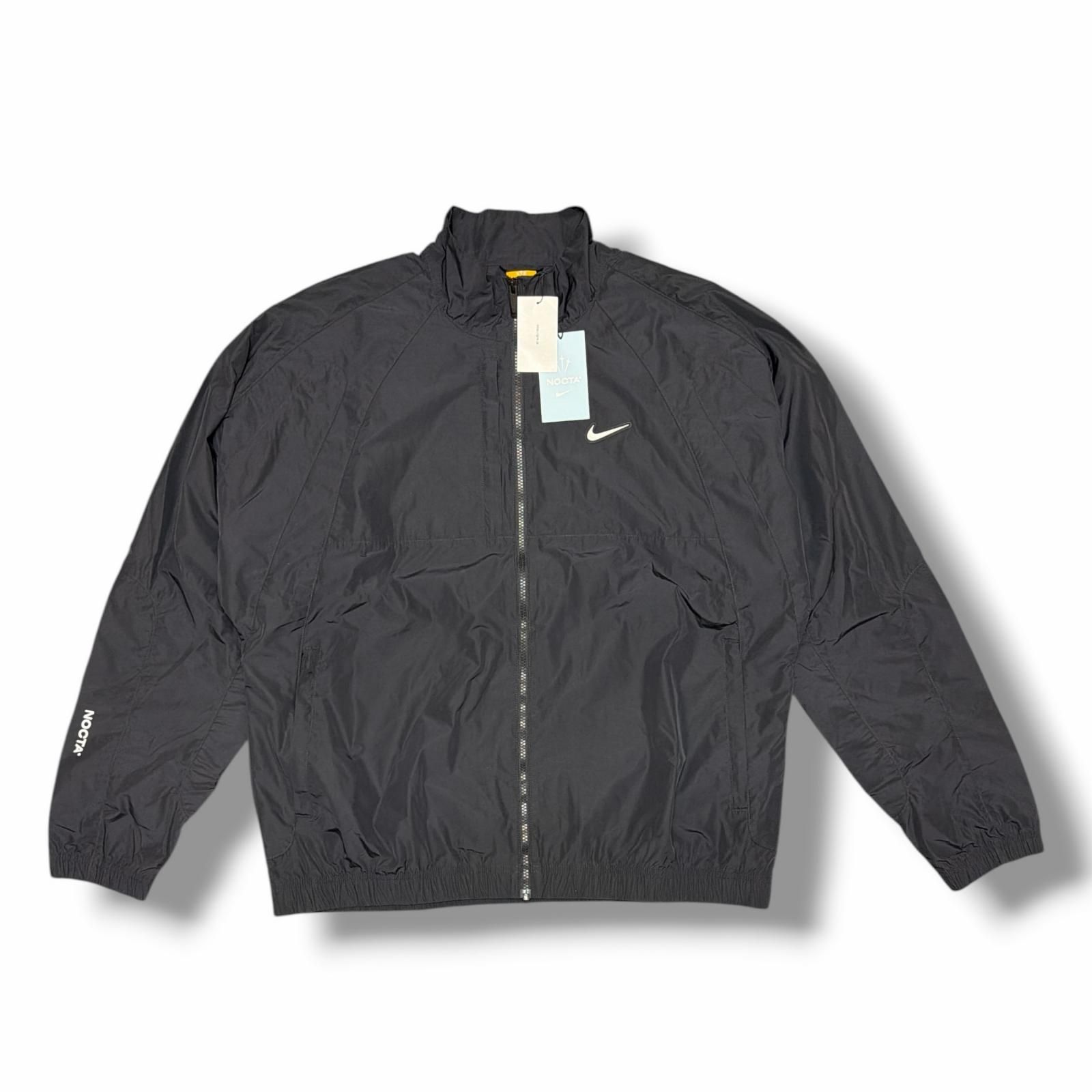 参考上代20130円 未使用 NIKE NOCTA M NRG NOCTA CS TRK JKT トラックジャケット ナイロンジャケット ナイキノクタ NJ26SP-FN7666-010 ブラック XL （14762M）