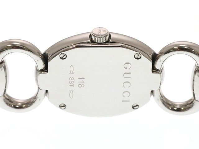 GUCCI グッチ トルナヴォーニ 118 腕時計 ステンレス シルバー文字盤