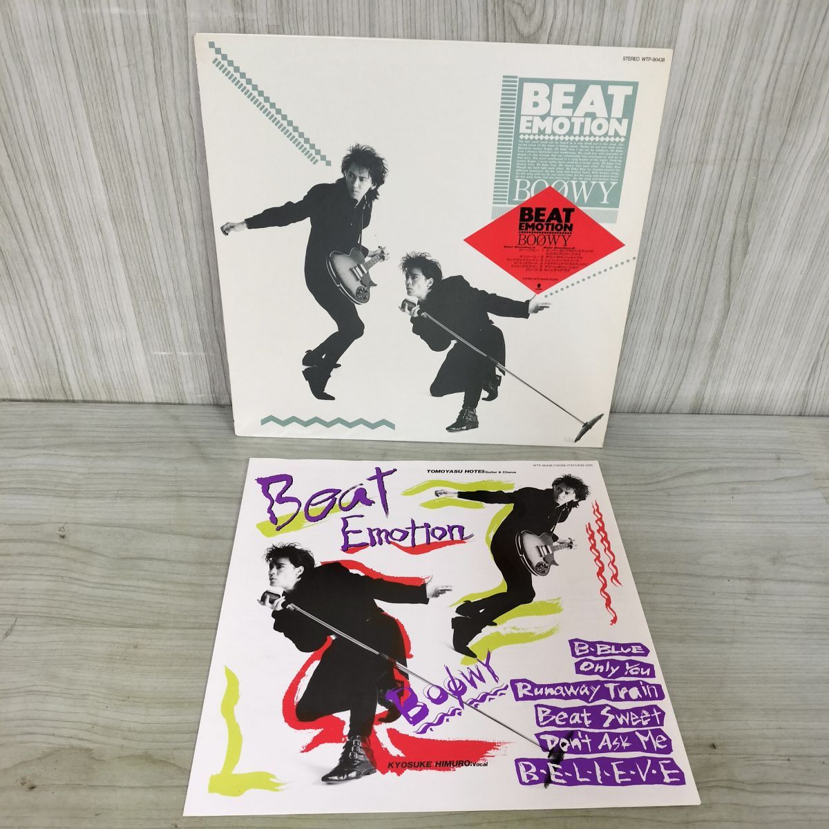 LP BOOWY Beat Emotion ビートエモーション 氷室京介 布袋寅泰 WTP