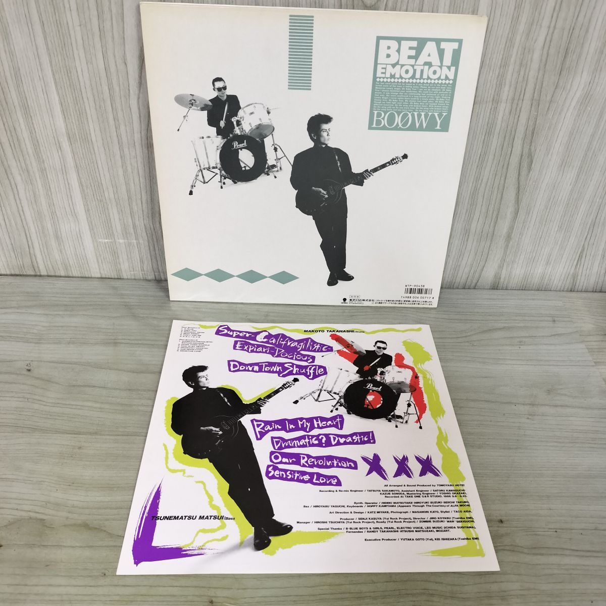 LP BOOWY Beat Emotion ビートエモーション 氷室京介 布袋寅泰 WTP