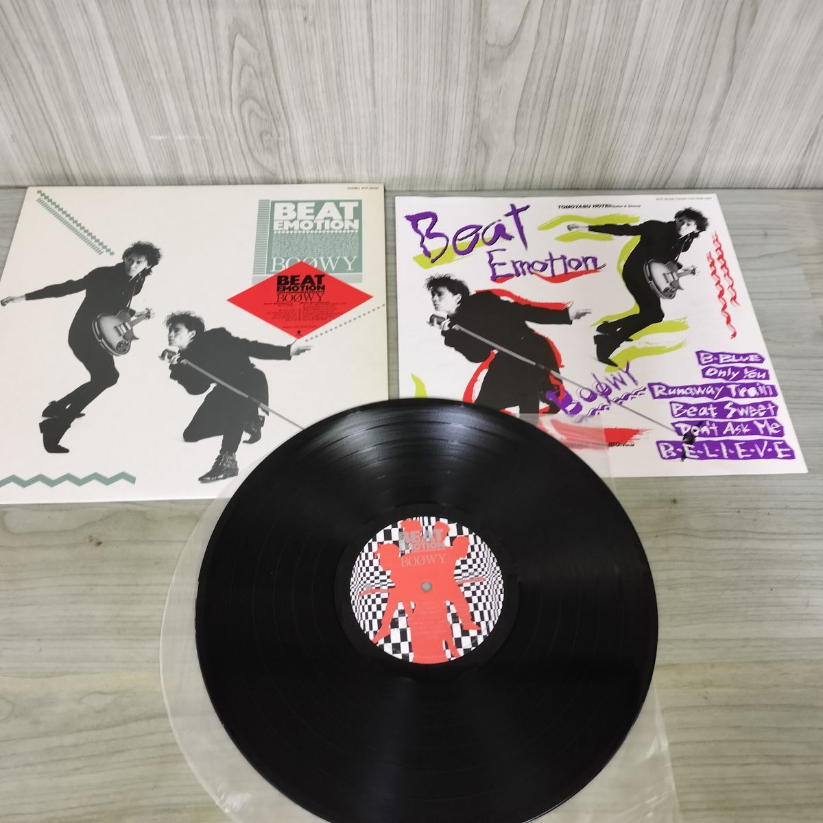 BOOWY(布袋寅泰・氷室京介) LPレコード11枚・EPレコード8枚帯付美品 LP BOOWY Beat Emotion ビートエモーション 氷室京介 布袋寅泰 WTP