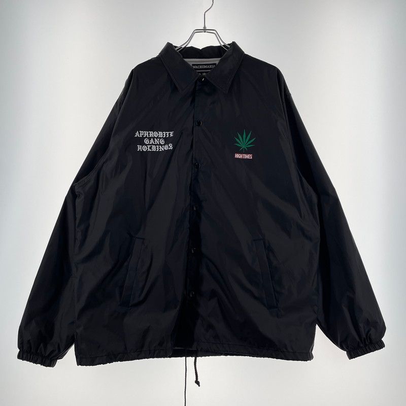 【中古品】 WACKOMARIA ワコマリア × 舐達麻 コラボ HIGHTIMES COACH JACKET ハイタイムス コーチ ジャケット ライトアウター ナイロンジャケット 【140-260523-ko-10-tei】
