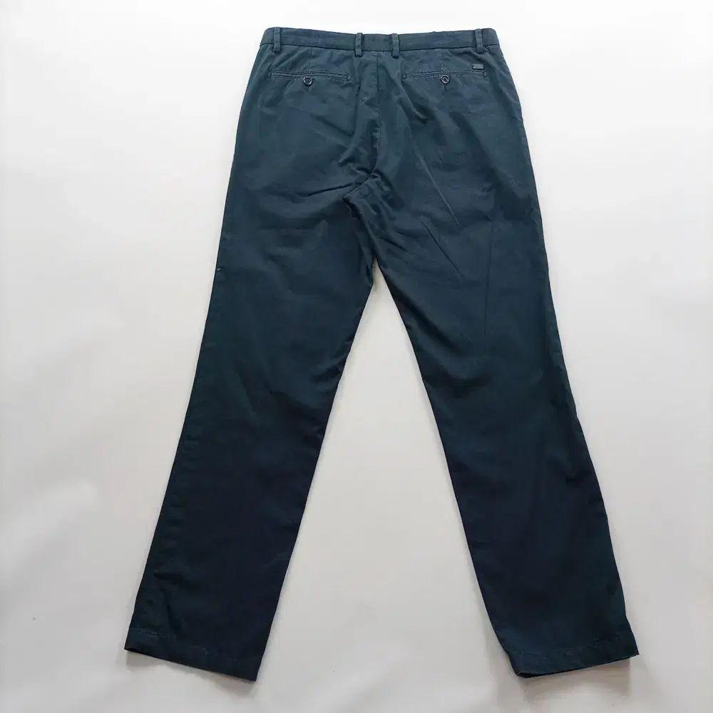 ヘンリーコットンズ チノパンツ サイズ33 ストレート 夏 ネイビー メンズ コットン パンツ B0532