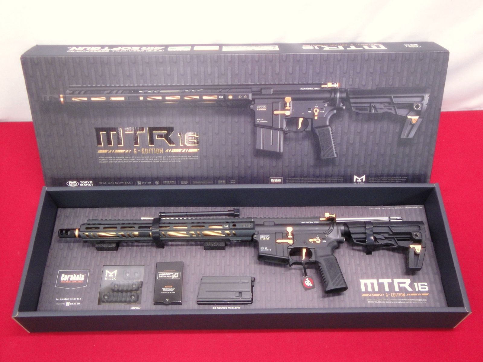 中古】 TOKYO MARUI 東京マルイ MTR16 ガスブローバック マシンガン