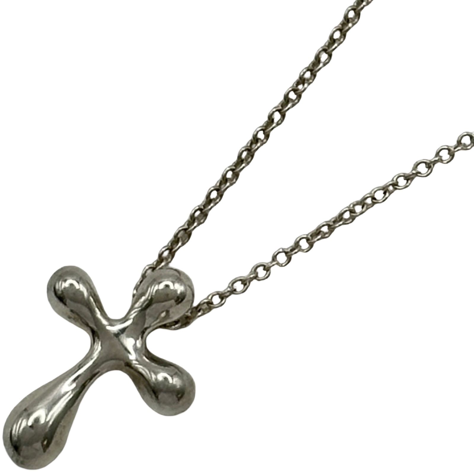 ティファニー TIFFANY＆CO スモールクロスネックレス シルバー 925