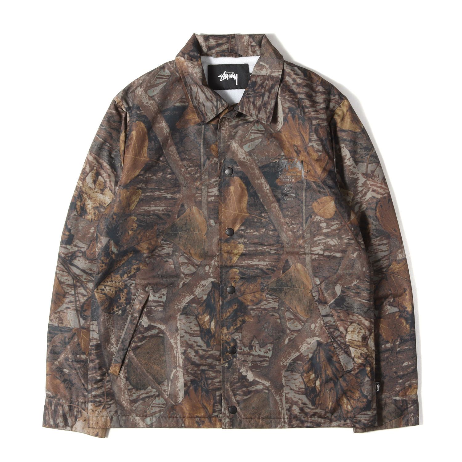 STUSSY ステューシー ジャケット ブラウン サイズ:M | ワールドツアー