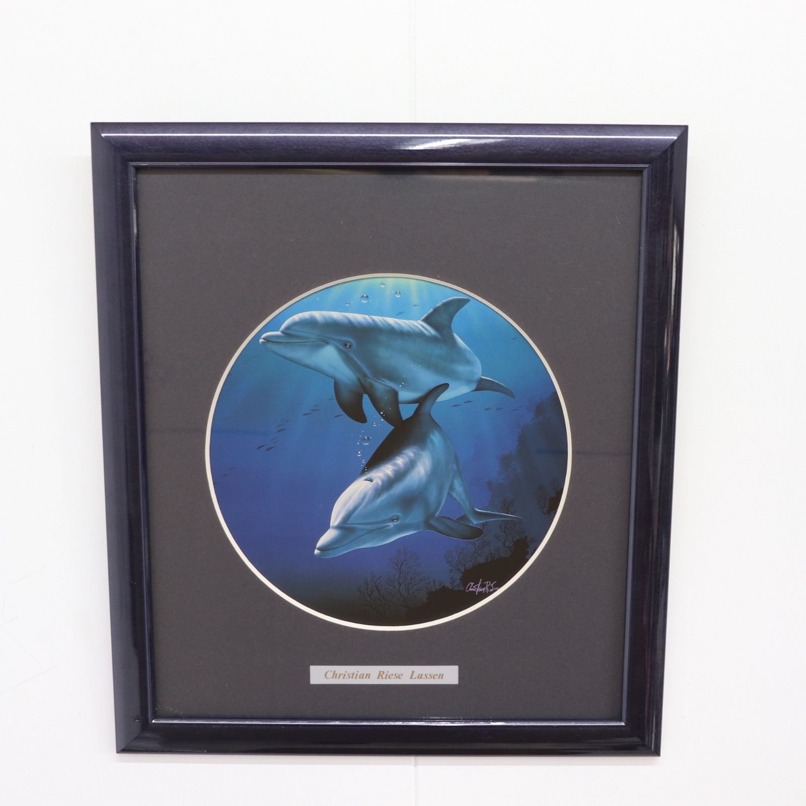 【即日発送】Christian Riese Lassen クリスチャン・リース・ラッセン 版画 (幅37cm 高さ47cm 厚み1.5cm) Bランク アート 絵画 ラクルアート館