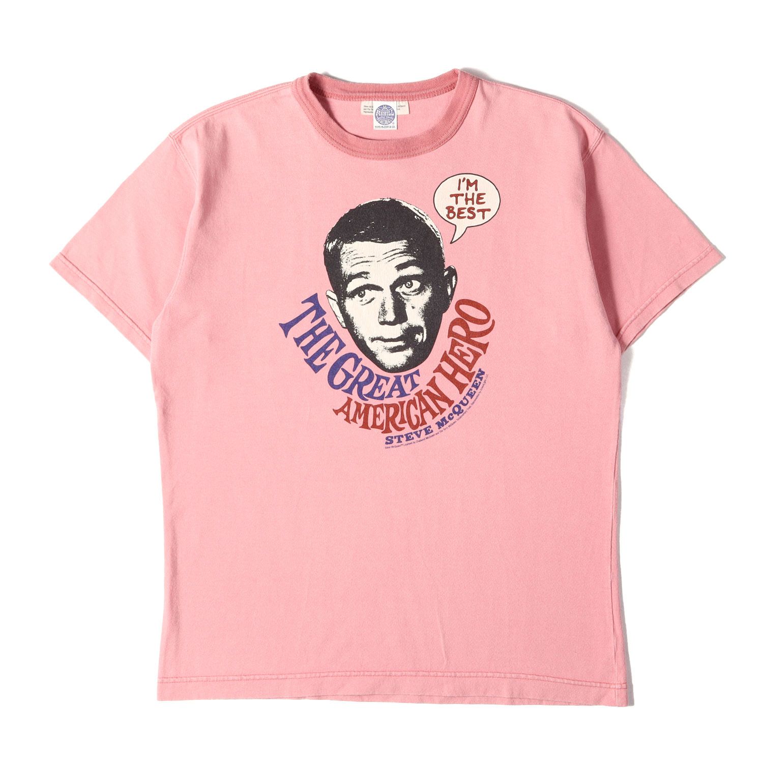 TOYS McCOY トイズマッコイ Tシャツ ピンク サイズ:M | Steve McQueen 