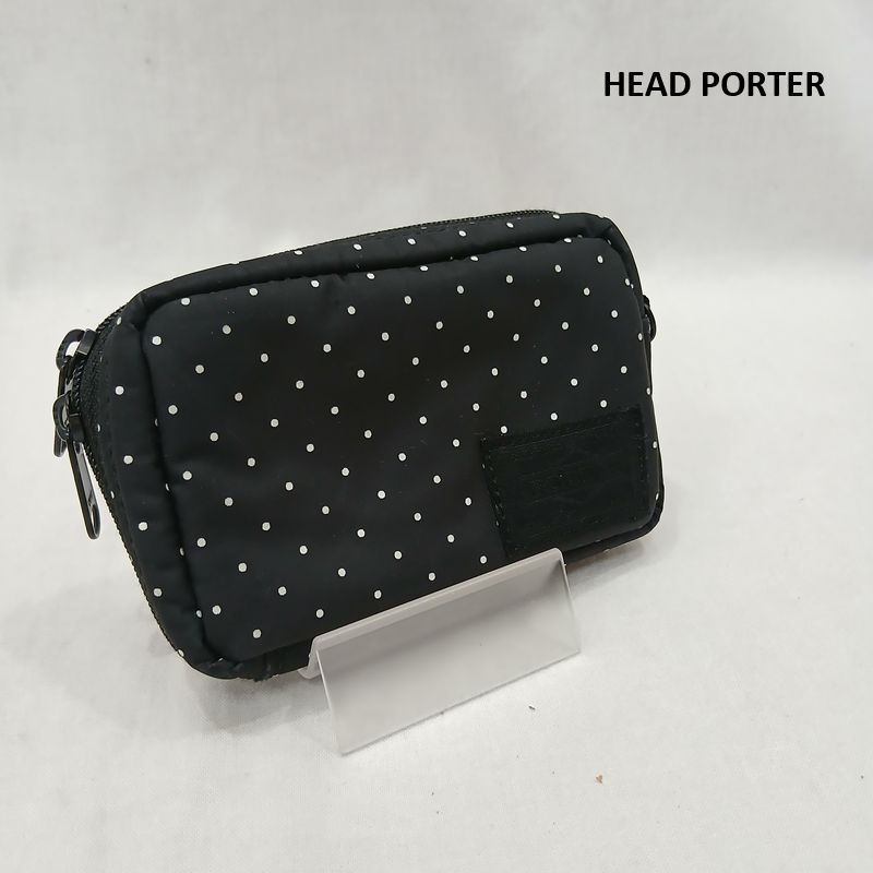 未使用　HPP black beauty ポーチ　ケース　ドット　ヘッドポーター ヘッドポーター BLACK BEAUTY ドット ポーチ ケース メンズ - ISItems