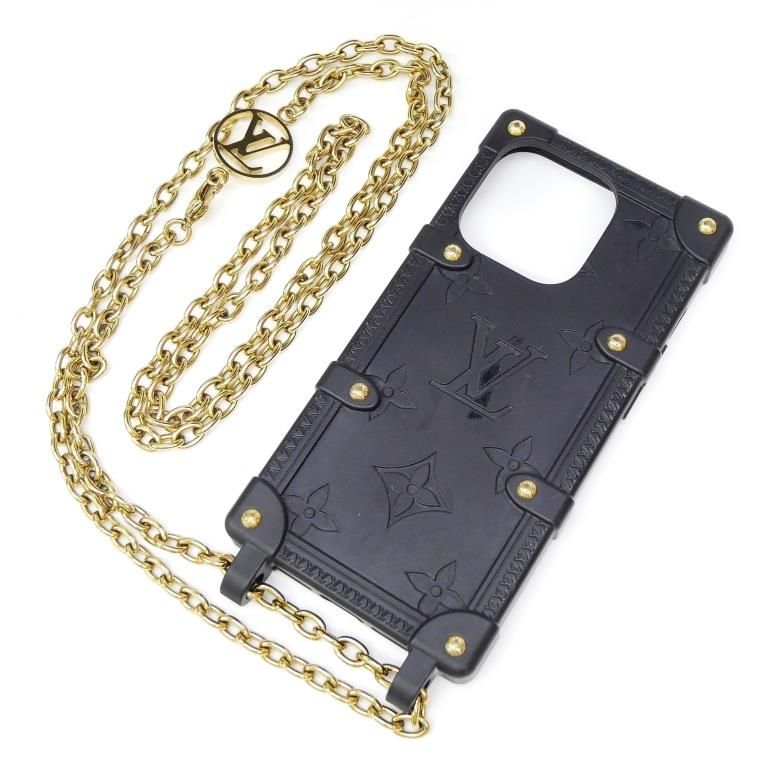 ルイ・ヴィトン LOUISVUITTON リ･トランク iPHONE 14 PRO M81997 黒