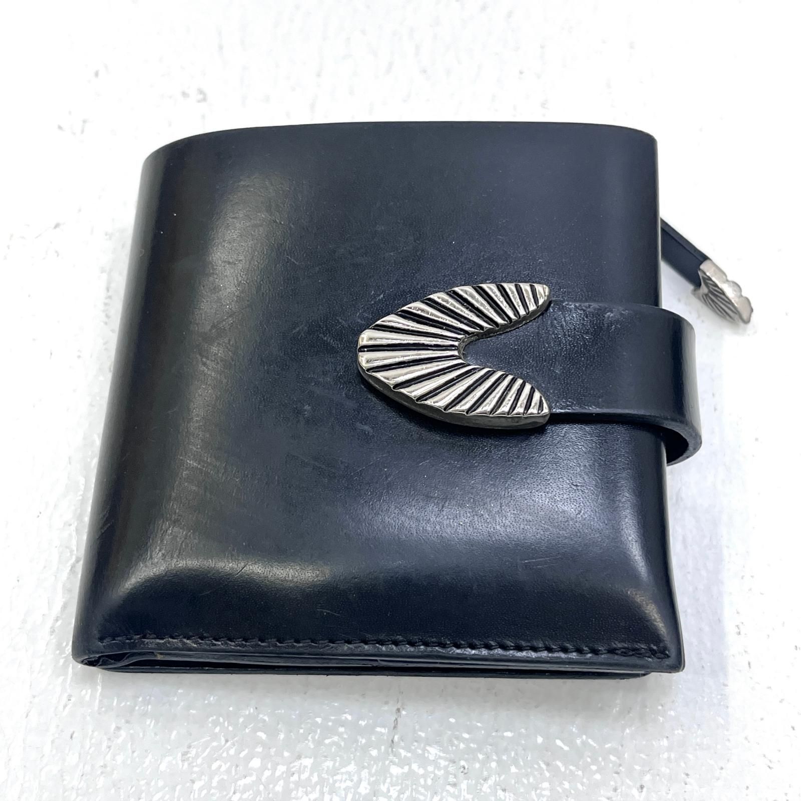 【加古川店】 中古 TOGA | トーガ 二つ折り財布 TP11-AG282 ブラック 【124】