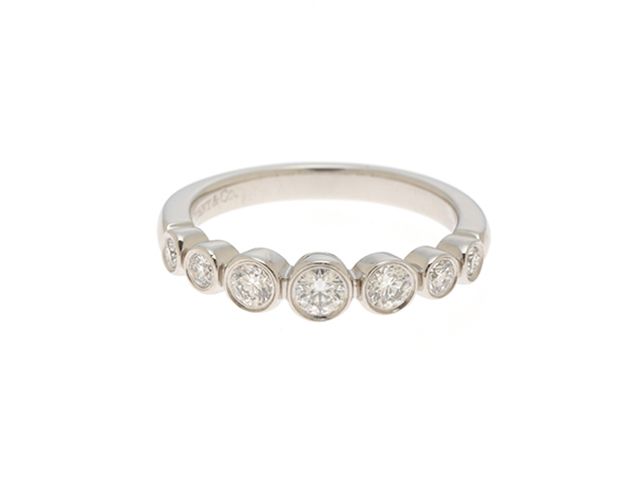 TIFFANY&Co. ティファニー ジュエリー ジャズR/PT/D/4.5g/#9 貴金属・宝石 リング・指輪 Pt950プラチナ Pt950/PT950 シルバー レディース【中古】
