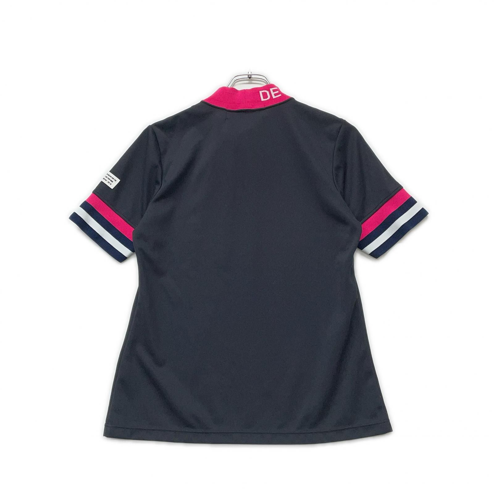中古 レディース ディセンバーメイ DECEMBERMAY 半袖シャツ M 紺