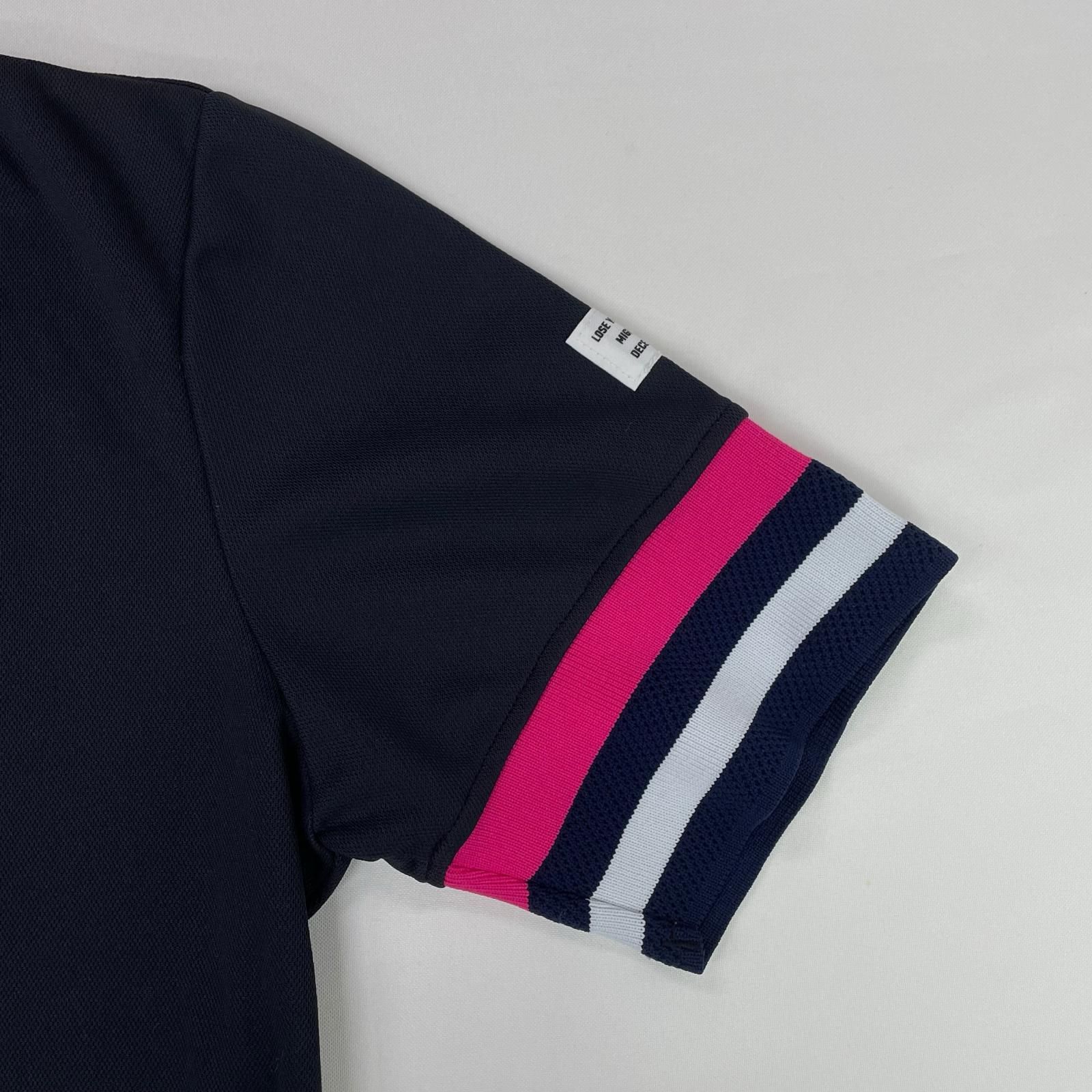 中古 レディース ディセンバーメイ DECEMBERMAY 半袖シャツ M 紺